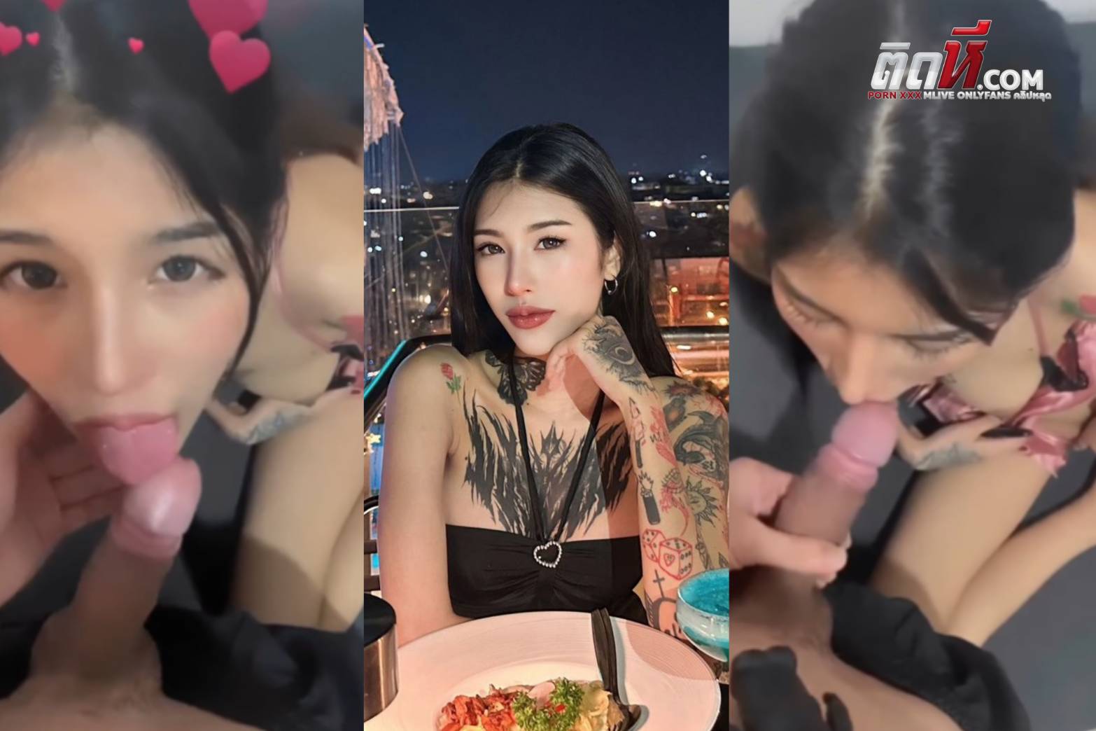 คลิปหลุดดาวทวิต หน้าสวยคม นั่งอมควยแล้วเกี่ยวหีตัวเองไปด้วย ดูดหัวควยเสียวๆ ใช้สายตาอ้อนควยมากน่าเย็ดมาก