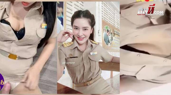 คลิปหลุดไทย ครูน้ำหวาน ให้ลูกศิษย์หน้าหล่อมาเย็ดหีฟรีๆ โดนจับซอยหีคาชุดครู สาวใหญ่ชอบควยหนุ่มเย็ดมันส์ถึงใจอย่างฟิน