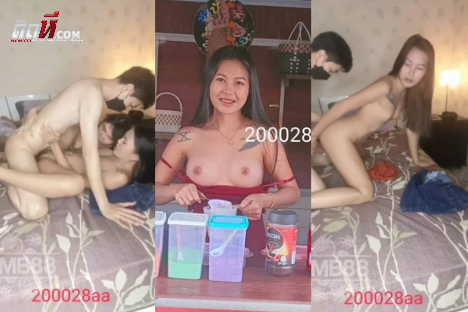 คลิปหลุดมาใหม่ อม่ค้าขายน้ำชวนมาทำคอนเท้น โดนกระแทกหีเข้าไปถึงกับร้องครางลั่นห้อง เห็นหน้าตอนเย็ดแล้วอย่างฟิน