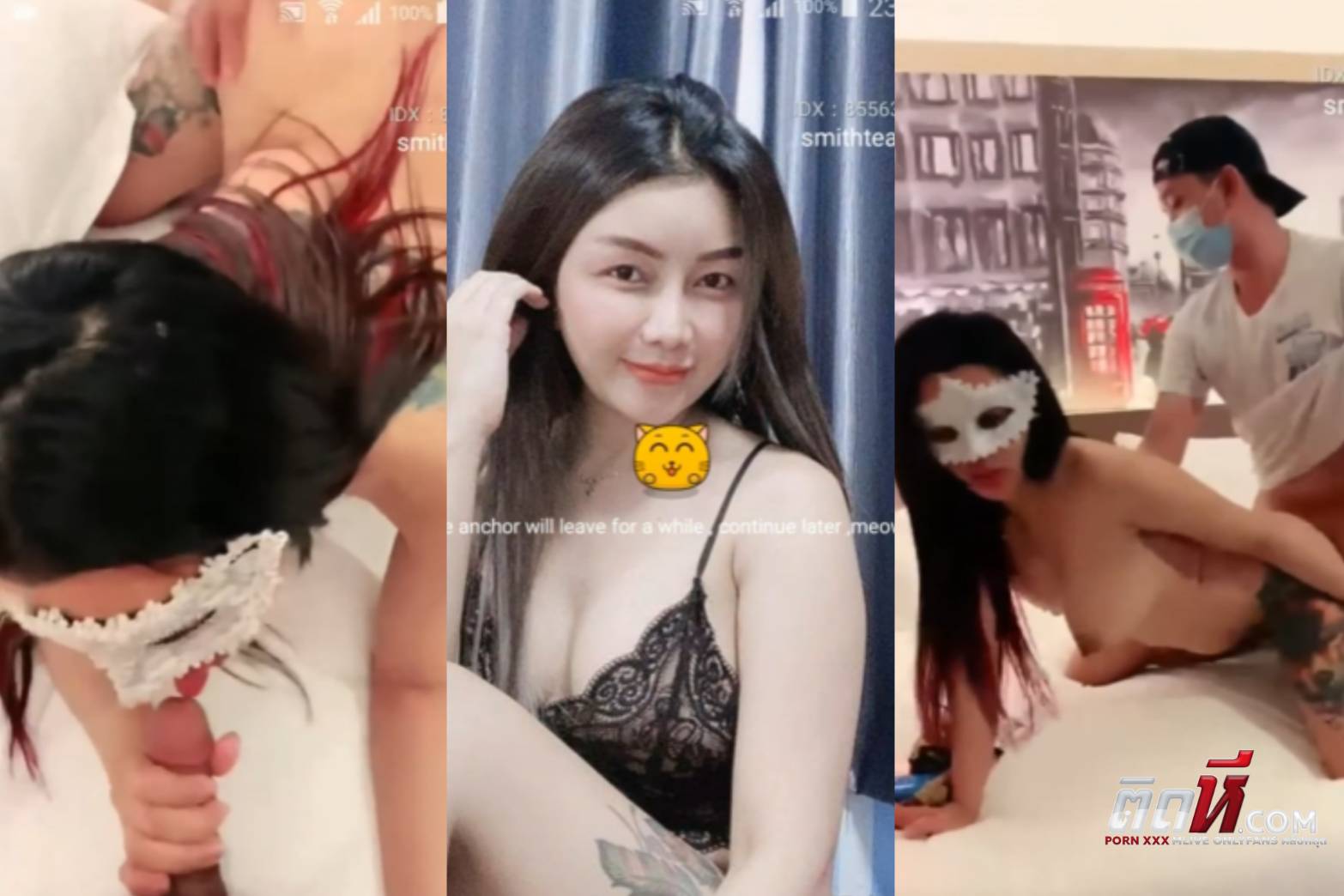 Mlive คู่เทพ เจ้มิรา นัดมาทีเดียวสองควย นั่งดูดควยโม๊คเสียวๆ ก่อนจะโดนเย็ดหีเย็ดทั้งหน้าทั้งหลัง เย็ดปากเย็ดหี ใจสู้น่าดูอย่างเด็ด
