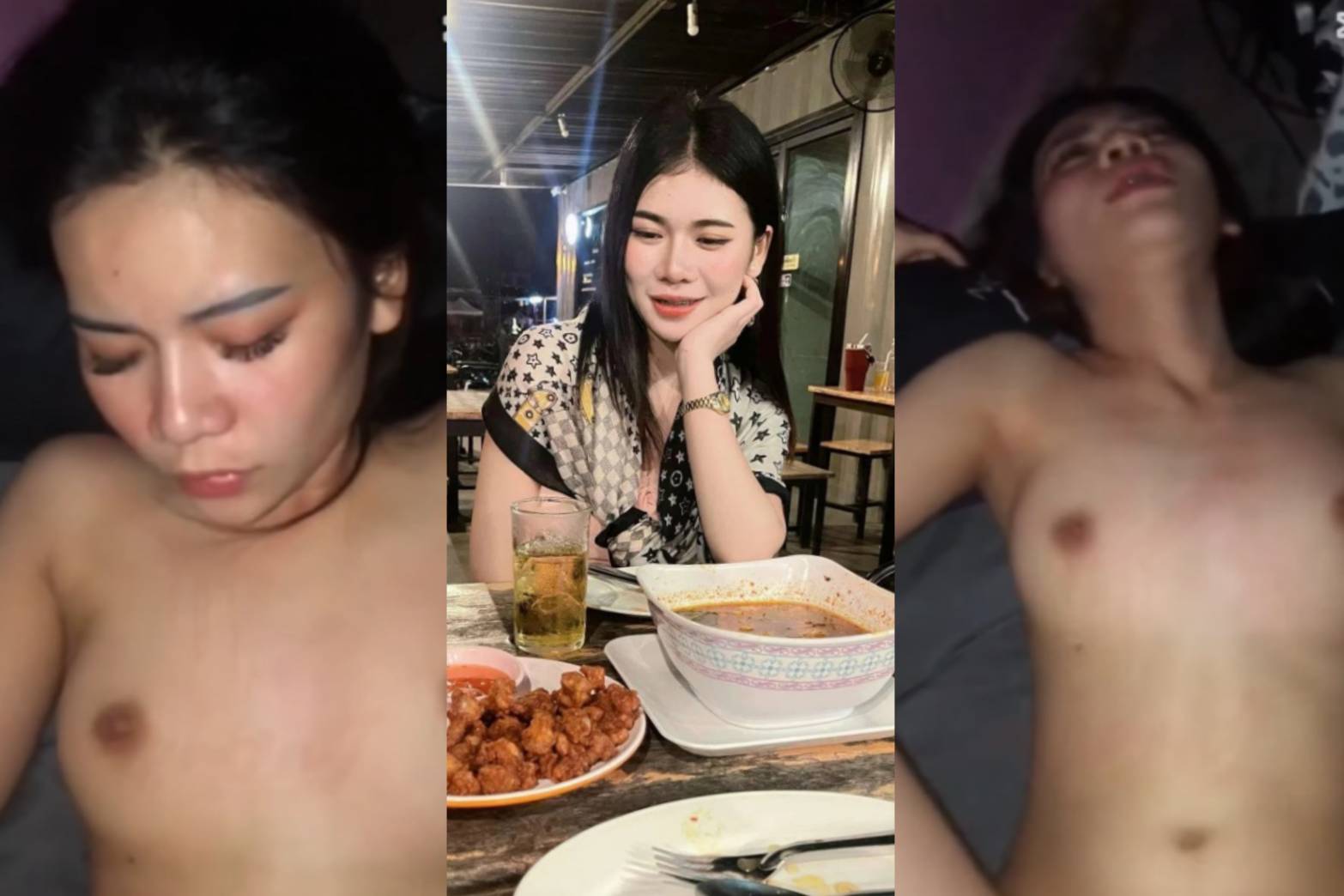 คลิปหลุดเสียงไทย ไหนบอกแค่นอนกอด แล้วไอที่สอดเข้ามาคืออะไร ชวนนั่งดื่มแต่จบด้วยที่ห้อง เย็ดจนแตกในเลย